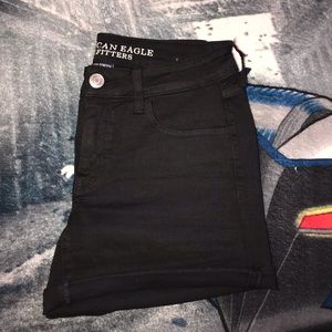 American eagle midi shorts